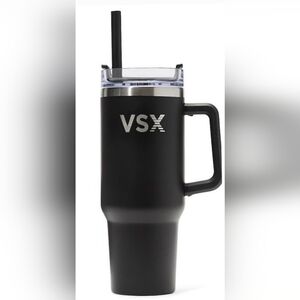 VSX Black Stainless Steel 40 Oz. Tumbler Athletic Gift Holiday Sporty Travel
